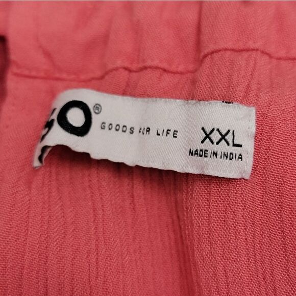 SO Salmon Coral Maxi Dress Sleeveless Tide Back Summer Rayon Dress Size XXL - Picture 7 of 11